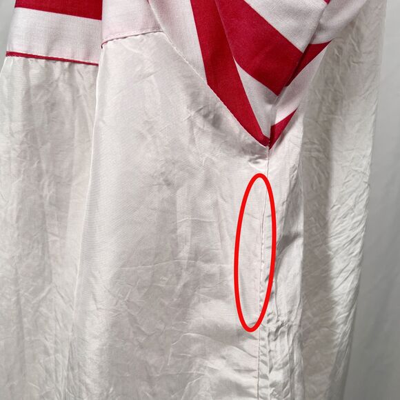 Vintage 90s Star On The Beach Unisex One Size White USA Flag Windbreaker Hoodie - Picture 5 of 9